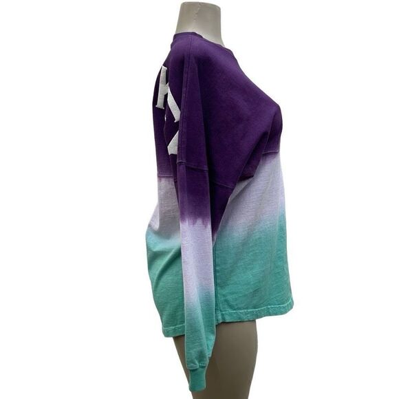 Siesta Key Top Long Sleeve Shirt Medium Unisex Comfort Colors Purple Heavyweight - Picture 4 of 11